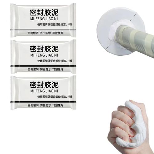 10pcs New Type Waterproof Sealant Mastic, Super Diamond Mudseal, Waterproof Sealing Clay, Waterproof Putty Sealant, Quick Wall Mending Mud for Drain Connection