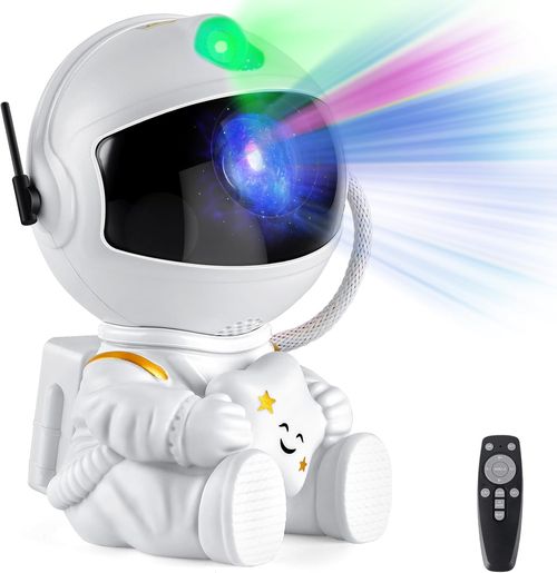 Astronaut Projector,Star Projector Galaxy Light,Night Light for Kids,Light Projector for Bedroom,Starry Nebula Ceiling LED Lamp,with Remote