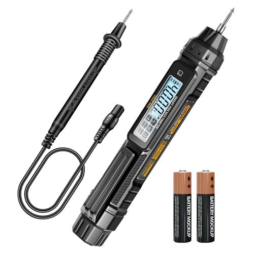 Pen Type Digital Multimeter 4000Count AC And DC Voltage Tester, Professional Current Meter, Non-Contact Voltmeter Sensor,Live Wire Detection,Resistance, Continuity, Capacitance, and Diode Testing