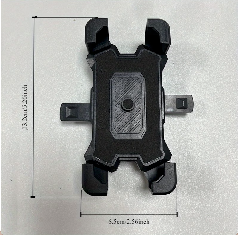 Motorcycle cell phone holder