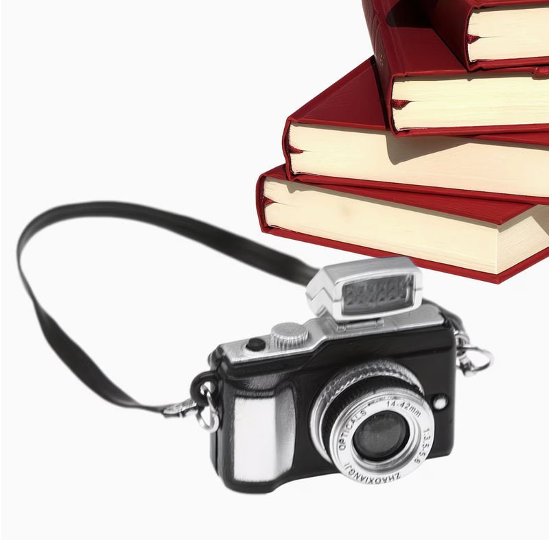 Dollhouse Smiley Face Camera Strap