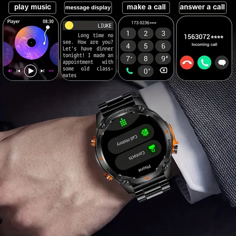 Tactical GPS Smartwatch: Your ultimate adventure & daily companion ✨