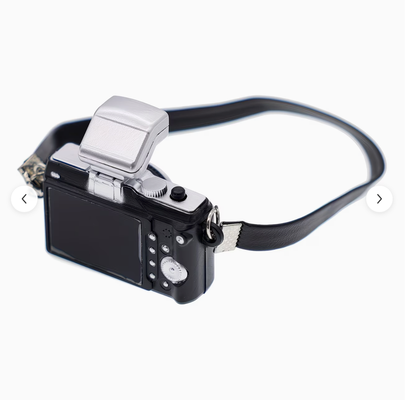 Dollhouse Smiley Face Camera Strap