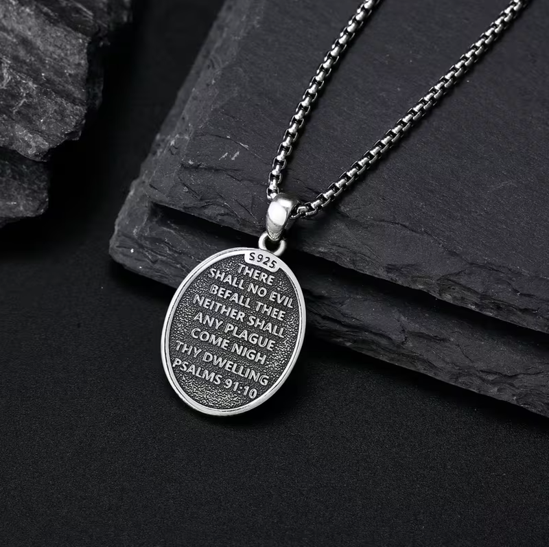 Archangel Saint Michael Pendant Necklace