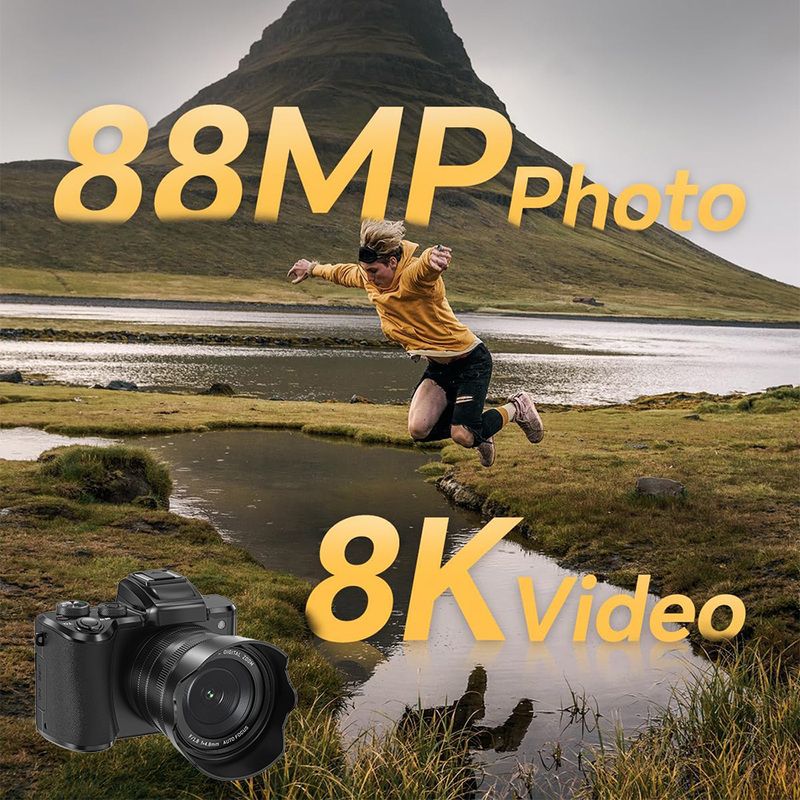 8K DSLR camera