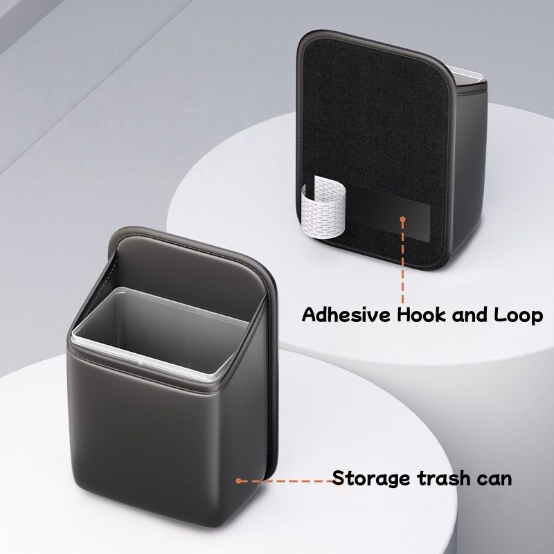 Portable car trash bin