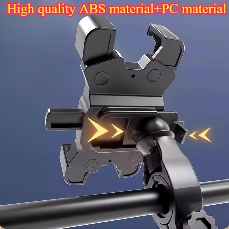 Motorcycle cell phone holder