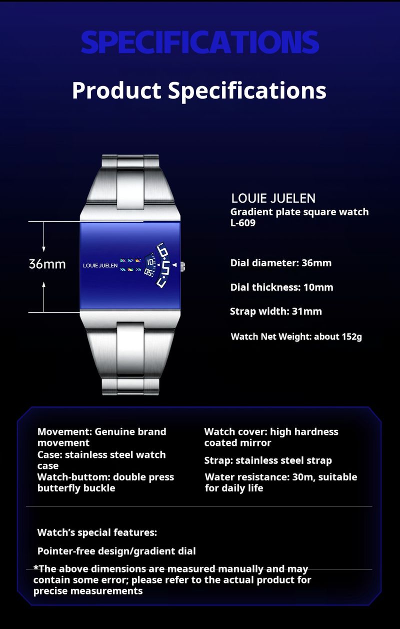 Louis Juerun Men's Watch