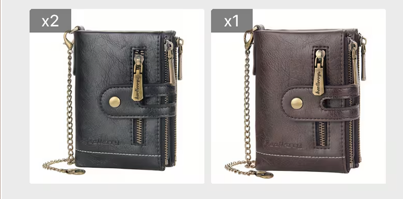 Men's leather wallet