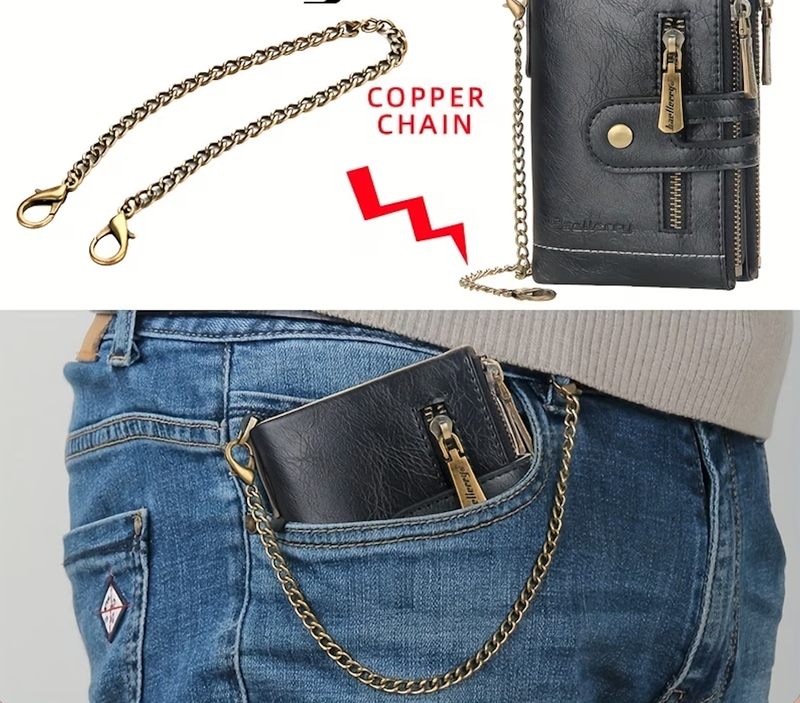 Men's leather wallet