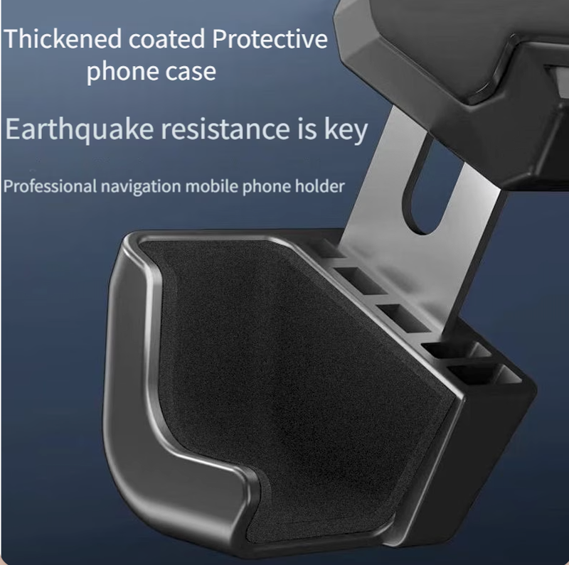 Motorcycle cell phone holder