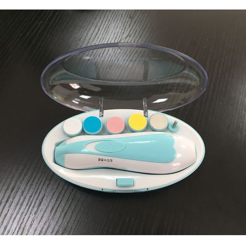 Hot Selling Factory Custom Electric Baby Nail Trimmer 6 Pcs Grinding Heads Baby Nail File Nail Sharpener