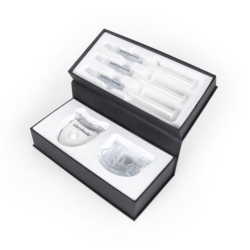 Teeth Whitening Kits Private Logo - Home Use Dental Bleaching LED Light 3 Syringe Set - CE Approved