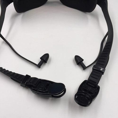 Professional Wide Vision Anti Fog Swimming Goggles with Earplug No Leaking UV Protection Swim Goggles for Women Men Adult