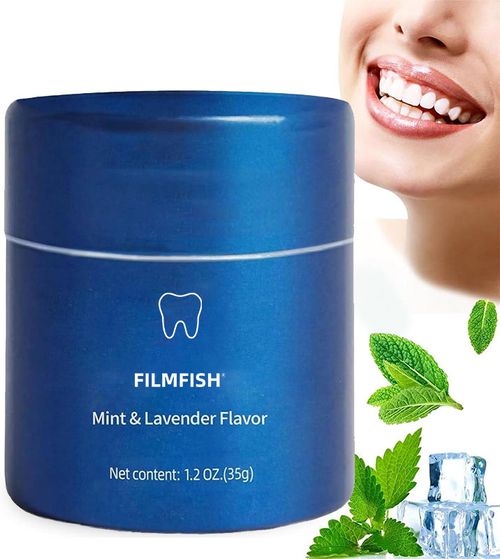 The Powder Teeth Whitening Natural Tooth Powder No Sensitivity Enamel Safe Toothpaste Lavender & Mint Flavor