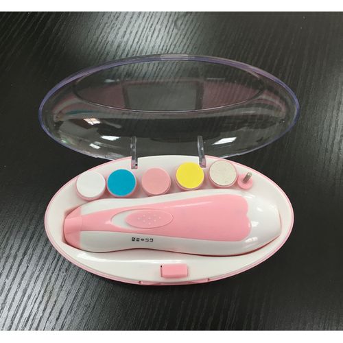 Hot Selling Factory Custom Electric Baby Nail Trimmer 6 Pcs Grinding Heads Baby Nail File Nail Sharpener