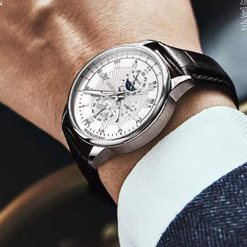 Men Watch Stainless Top Brand Luxury Men's Wristwatch Waterproof Luminous Business Quaztz Date Week Watches