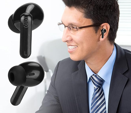 Language Translator Earbuds,Bluetooth Language Translator Headset Device Support Online Translation, Voice Translation for Travel Shopping(Black)