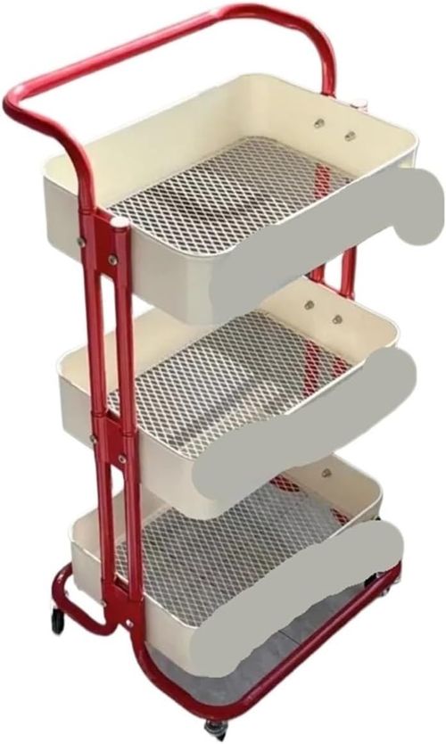 Kitchen Sink Sponge Rack Multi Layer Movable Metal Storage Cart Storage Rack with High Aesthetic Value Sponge Holder Storage Device