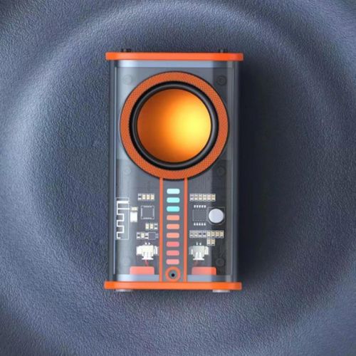 Głośnik Bluetooth, Przenośny Bezprzewodowy Głośnik Zewnętrzny z Dynamicznymi Diodami LED, Wbudowany Subwoofer, Obsługa Połączenia TWS Tandem, do Użytku w Domu Podczas Podróży na