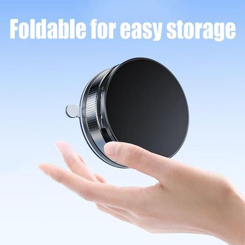 360° Adjustable Rotating Vacuum Magnetic Suction Suction Cup Base Phone Holder,Black