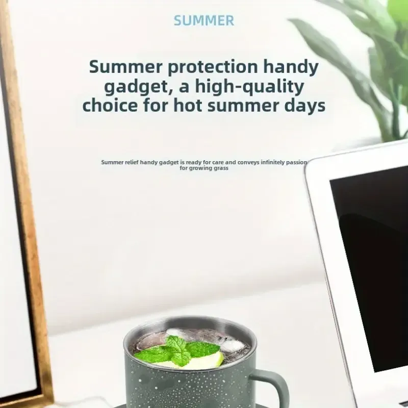 Creative Cool and Hot Cup Quick Cooling Coaster