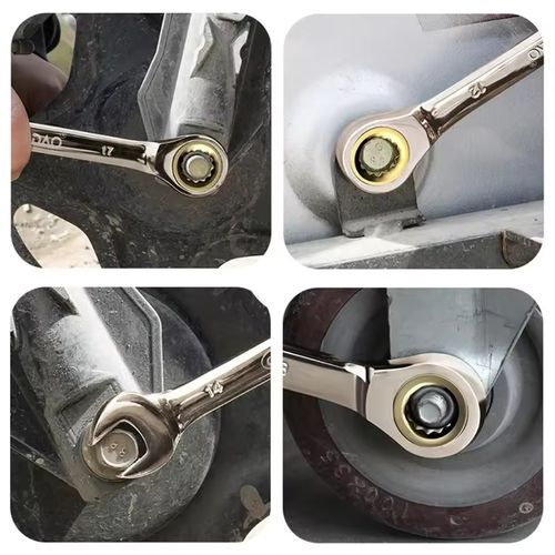 Ratchet quick wrench dual-purpose automatic two-way wrench set