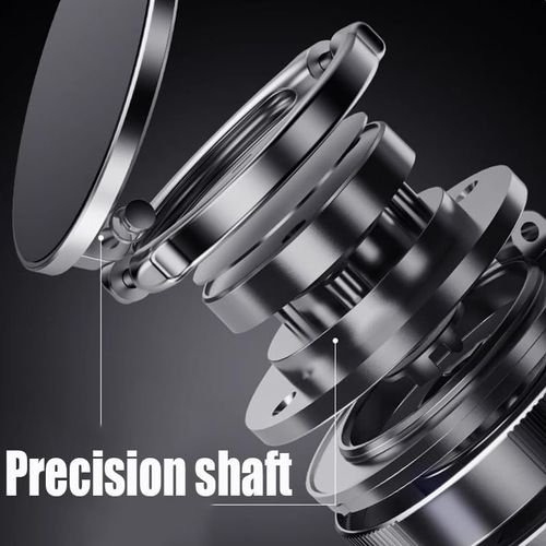 360° Adjustable Rotating Vacuum Magnetic Suction Suction Cup Base Phone Holder,Black