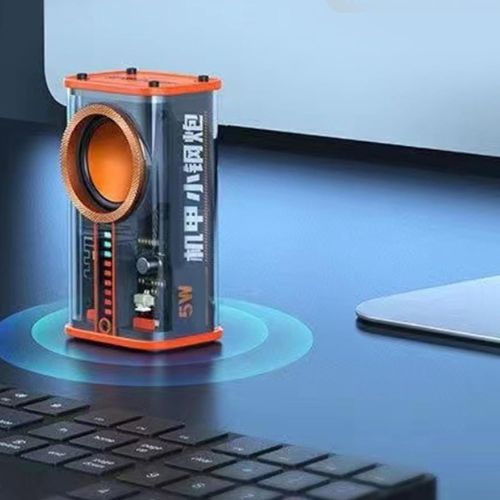 Głośnik Bluetooth, Przenośny Bezprzewodowy Głośnik Zewnętrzny z Dynamicznymi Diodami LED, Wbudowany Subwoofer, Obsługa Połączenia TWS Tandem, do Użytku w Domu Podczas Podróży na