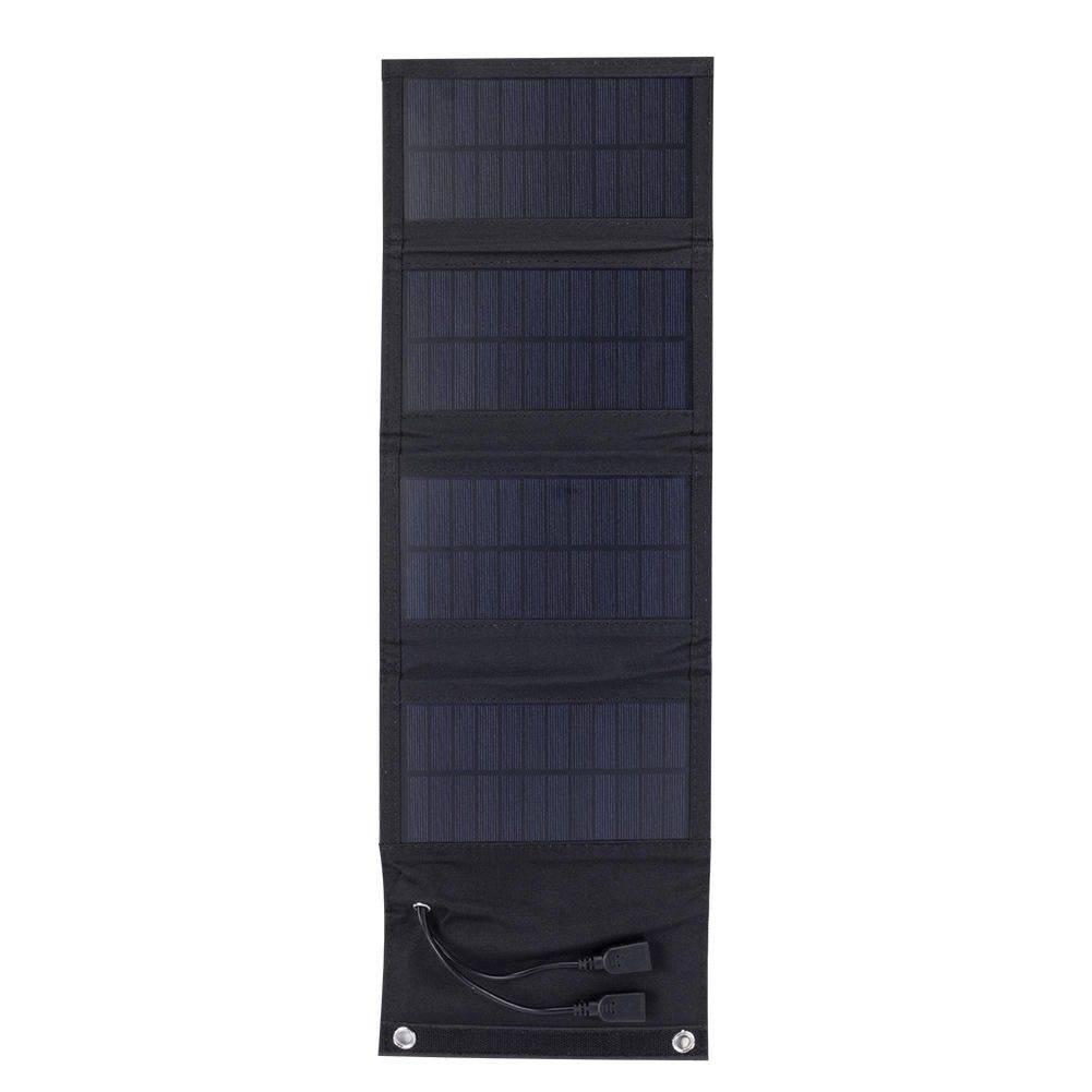 BUHESHUI 7W Portable Folding Solar Charger 5V for Camping Mobile Phone Outdoor Travelling Dual USB Foldable Solar Panels