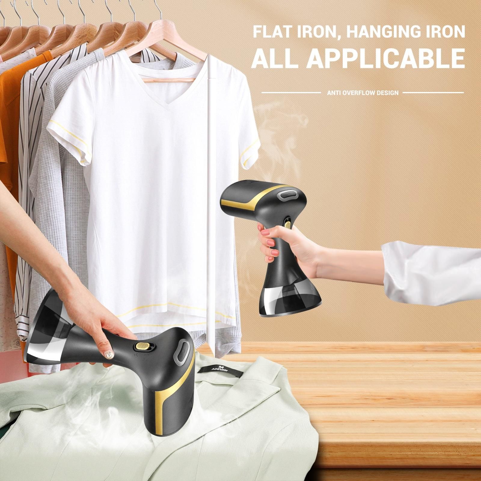 High Quality Electric 300ml Mini Garment Steamer Iron 1500W Steamer Clothing Ironing Machine Hand Steamer With Hairbrush