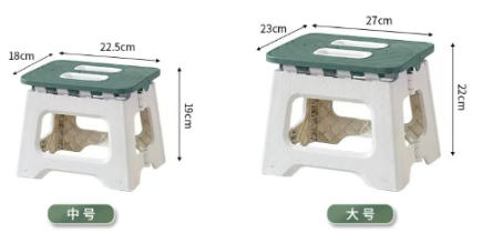 Manufacturer price folding and extendable camping stool, portable plastic folding chair