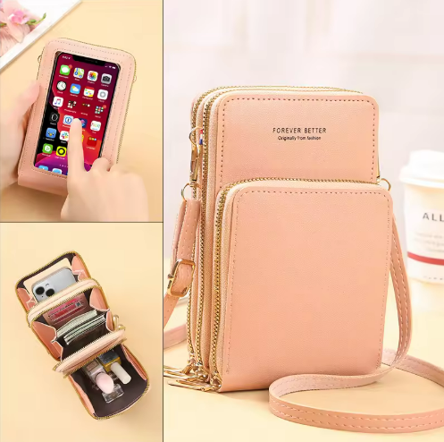 Cross-body bag, mobile phone bag, fashionable PU bag