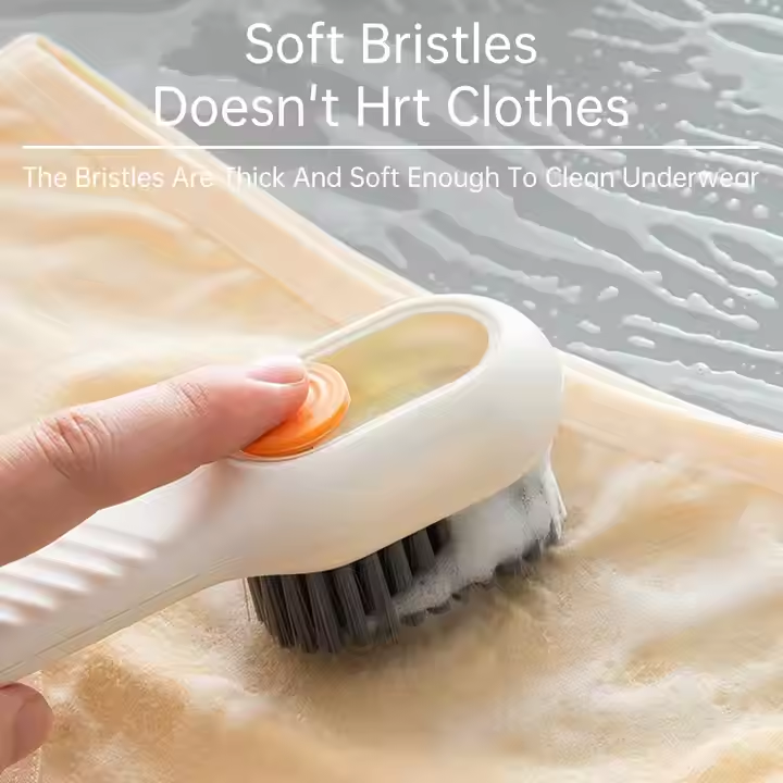 Make shoes look brand new! This multi-functional shoe brush is super easy to use