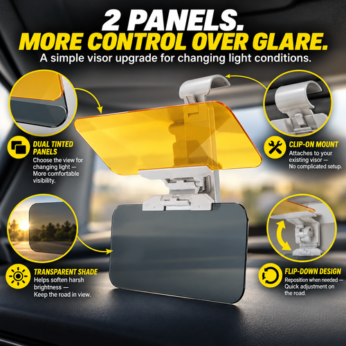 🔥HOT SALE🔥 COD！Universal Suction-Cup Car Sun Visor Goggles to Block High Beams Nairobi Stock |48H Dispatch |COD Orders are dispatched within 48 hours from our  Nairobi warehouse. Delivery takes 1–3 working days