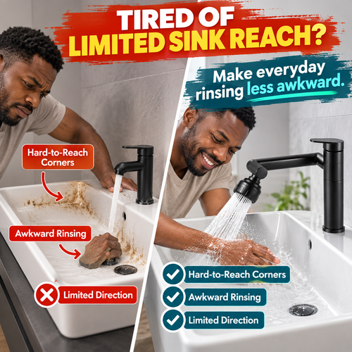 🔥HOT SALE🔥 COD！Swivel Faucet Nairobi Stock |48H Dispatch |COD Orders are dispatched within 48 hours from our  Nairobi warehouse. Delivery takes 1–3 working days.