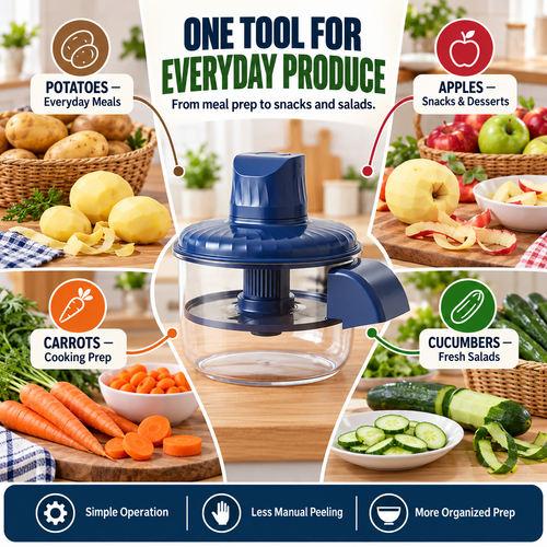 🔥HOT SALE🔥 COD！Fully Automatic Home Fruit and Vegetable Peeler Nairobi Stock |48H Dispatch |COD Orders are dispatched within 48 hours from our  Nairobi warehouse. Delivery takes 1–3 working days.