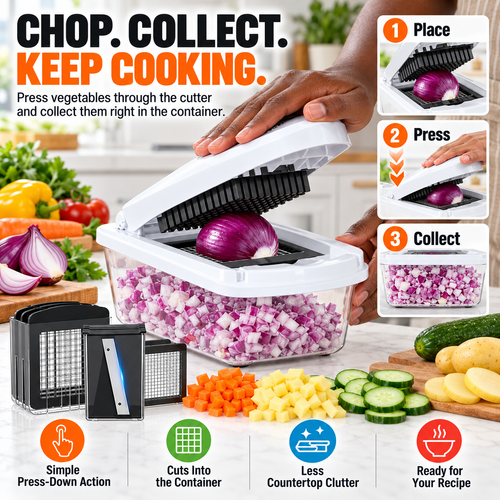 🔥HOT SALE🔥 COD！Vegetable Chopper Nairobi Stock |48H Dispatch |COD Orders are dispatched within 48 hours from our  Nairobi warehouse. Delivery takes 1–3 working days.