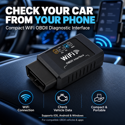 🔥HOT SALE🔥 COD！Car Diagnostic Tool ELM327 OBD2 for iOS and Android, Wi-Fi, V1.5 Nairobi Stock |48H Dispatch |COD Orders are dispatched within 48 hours from our  Nairobi warehouse. Delivery takes 1–3 working days.