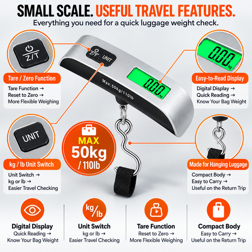 🔥HOT SALE🔥 COD！T-Shaped Portable Hook Scale Nairobi Stock |48H Dispatch |COD Orders are dispatched within 48 hours from our  Nairobi warehouse. Delivery takes 1–3 working days.