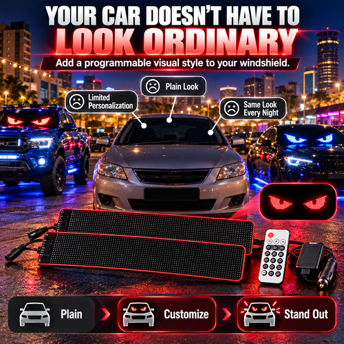 🔥HOT SALE🔥 COD！Truck Decal: Flexible Screen with Dynamic Scrolling and Blinking Off-Road Rear Window LED Lights Nairobi Stock |48H Dispatch |COD Orders are dispatched within 48 hours from our  Nairobi warehouse. Delivery takes 1–3 working days.