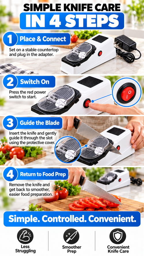 🔥HOT SALE🔥 COD！Electric Knife Sharpener Nairobi Stock |48H Dispatch |COD Orders are dispatched within 48 hours from our  Nairobi warehouse. Delivery takes 1–3 working days.