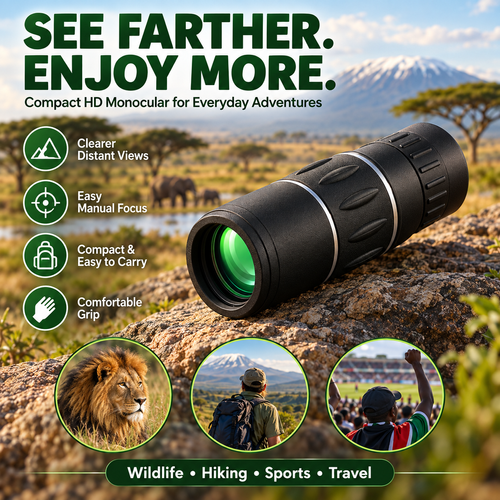 🔥HOT SALE🔥 COD！High-Power, High-Definition Monocular Telescope Nairobi Stock |48H Dispatch |COD Orders are dispatched within 48 hours from our  Nairobi warehouse. Delivery takes 1–3 working days