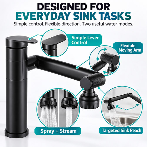 🔥HOT SALE🔥 COD！Swivel Faucet Nairobi Stock |48H Dispatch |COD Orders are dispatched within 48 hours from our  Nairobi warehouse. Delivery takes 1–3 working days.