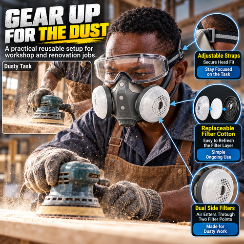 🔥HOT SALE🔥 COD！Respiratory Protection Mask Nairobi Stock |48H Dispatch |COD Orders are dispatched within 48 hours from our  Nairobi warehouse. Delivery takes 1–3 working days.