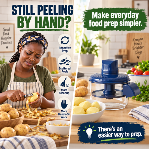 🔥HOT SALE🔥 COD！Fully Automatic Home Fruit and Vegetable Peeler Nairobi Stock |48H Dispatch |COD Orders are dispatched within 48 hours from our  Nairobi warehouse. Delivery takes 1–3 working days.