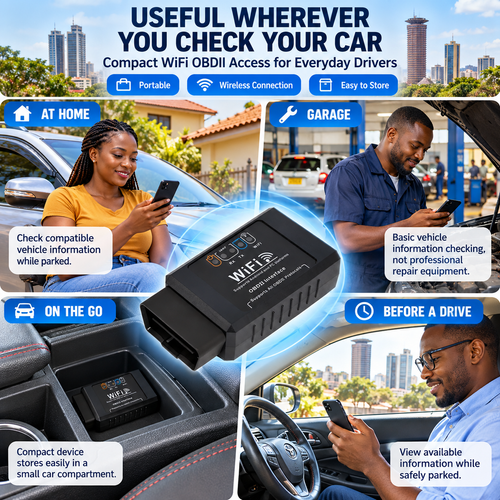 🔥HOT SALE🔥 COD！Car Diagnostic Tool ELM327 OBD2 for iOS and Android, Wi-Fi, V1.5 Nairobi Stock |48H Dispatch |COD Orders are dispatched within 48 hours from our  Nairobi warehouse. Delivery takes 1–3 working days.