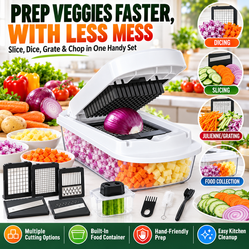 🔥HOT SALE🔥 COD！Vegetable Chopper Nairobi Stock |48H Dispatch |COD Orders are dispatched within 48 hours from our  Nairobi warehouse. Delivery takes 1–3 working days.