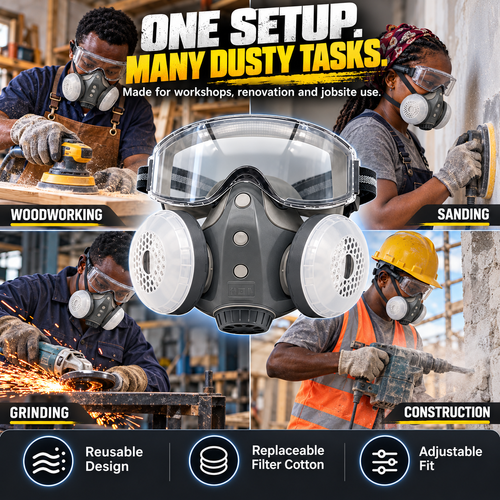 🔥HOT SALE🔥 COD！Respiratory Protection Mask Nairobi Stock |48H Dispatch |COD Orders are dispatched within 48 hours from our  Nairobi warehouse. Delivery takes 1–3 working days.