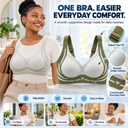 🔥HOT SALE🔥 COD！Back-Lifting, Soft-Support, Lift-Up, Seamless Bra (Tank Top Style) Nairobi Stock |48H Dispatch |COD Orders are dispatched within 48 hours from our  Nairobi warehouse. Delivery takes 1–3 working days.